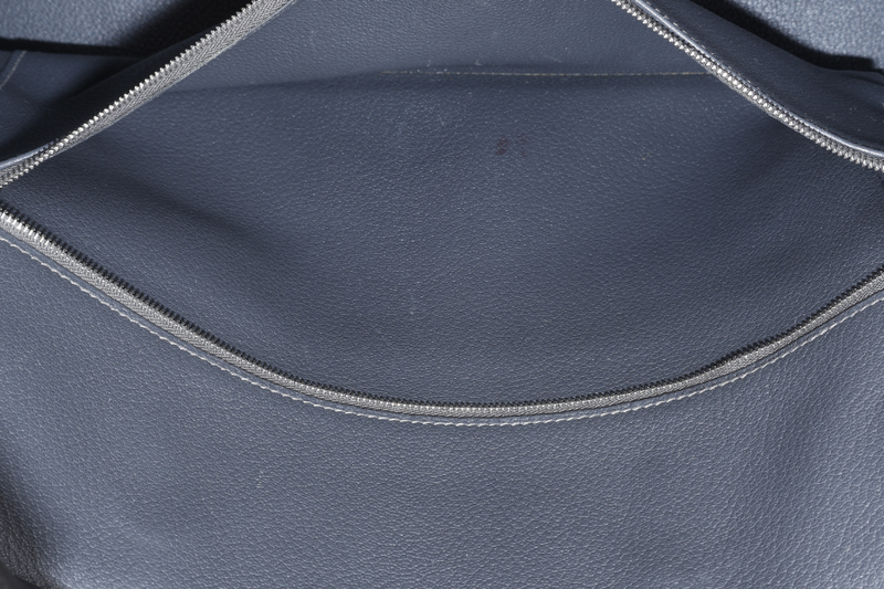 HERMES BIRKIN 40 TOGO LEATHER ETAIN SILVER HARDWARE STAMP K (YEAR 2007) WITH DUST COVER, RAINCOAT, PADLOCK AND KEYS