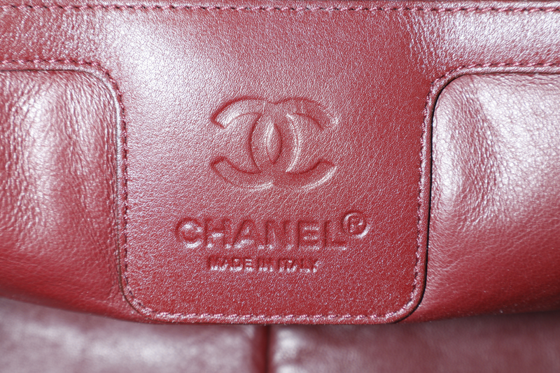 CHANEL COCO COCOON METALLIC GOLD LEATHER BOWLER BAG (1319xxxx) WITH DUST COVER AND CARD