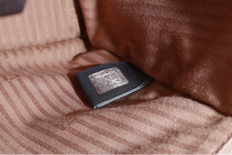 FENDI 8BH253-V0D 2 JOURS (148-2566) PINK & SILVER SAFFIANO LEATHER SILVER HARDWARE WITH DUST COVER