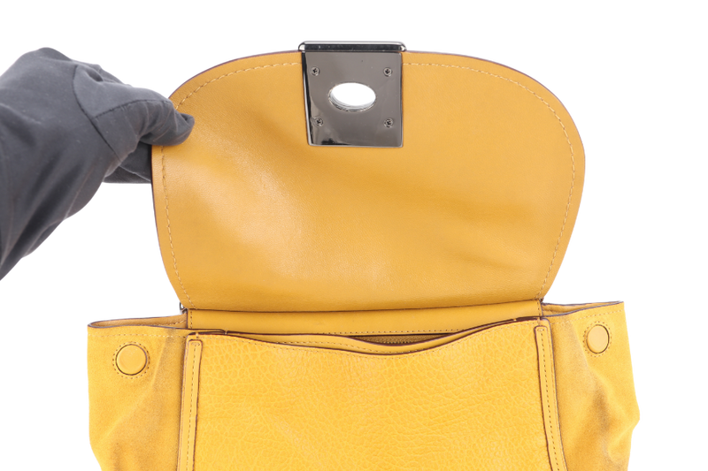 COACH MEDIUM YELLOW DRIFTER HANDBAG RUTHENIUM HARDWARE NO DUST COVER