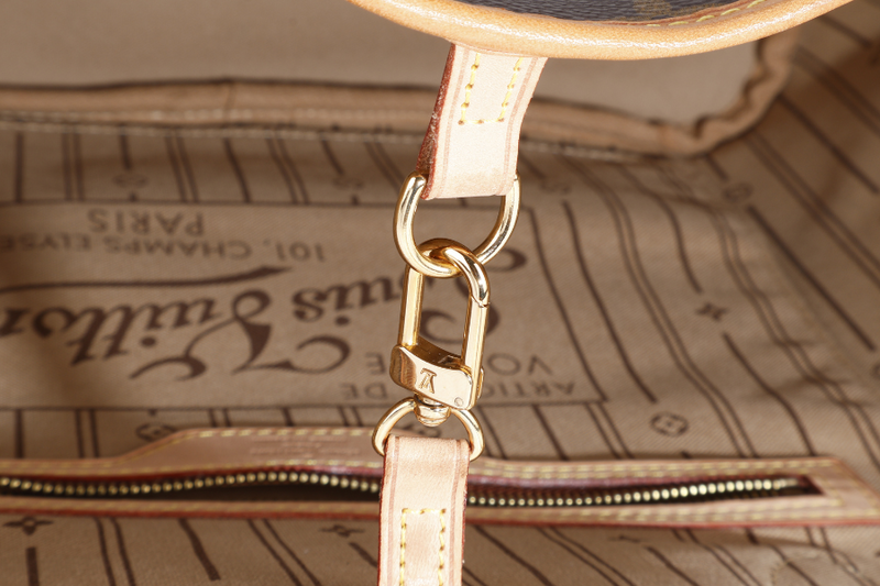 LOUIS VUITTON M46975 NEVERFULL MM MONOGRAM CANVAS GOLD HARDWARE WITH DUST COVER