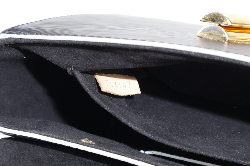 LOUIS VUITTON M41979 TWIST BLOOMING FLOWERS MEDIUM BLACK EPI LEATHER GOLD HARDWARE NO DUST COVER