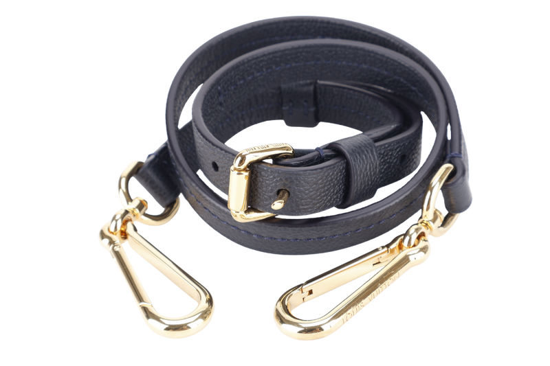 LOUIS VUITTON LUMINEUSE PM BLACK MONOGRAM EMPREINTE LEATHER GOLD HARDWARE WITH PADLOCK, KEYS , STRAPS AND DUST COVER
