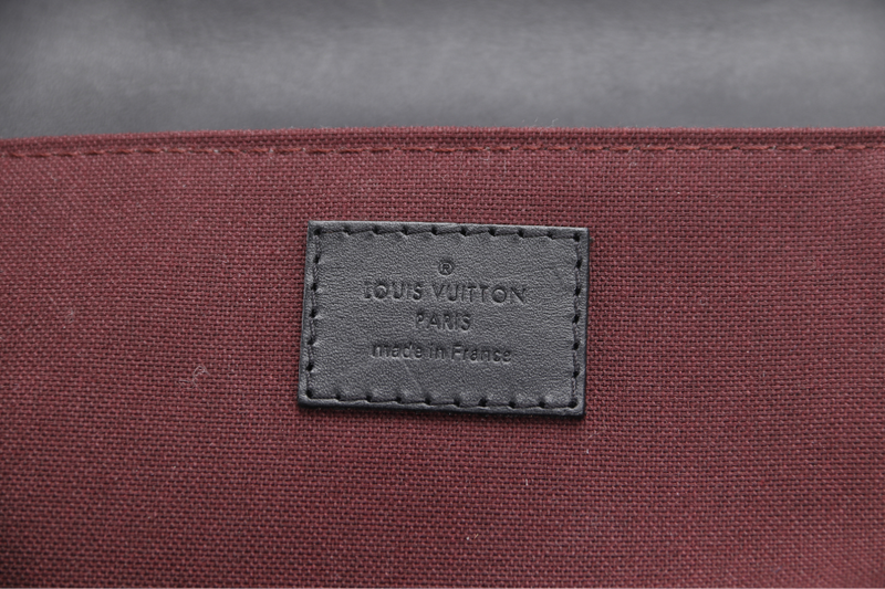 LOUIS VUITTON MACASSAR PARC (M40637) MONOGRAM CANVAS BACKPACK SILVER HARDWARE WITH DUST COVER