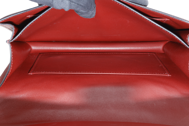 HERMES CONSTANCE ELAN ROUGE H STAMP R (YEAR 2014) EPSOM LEATHER GOLD HARDWARE WITH DUST COVER