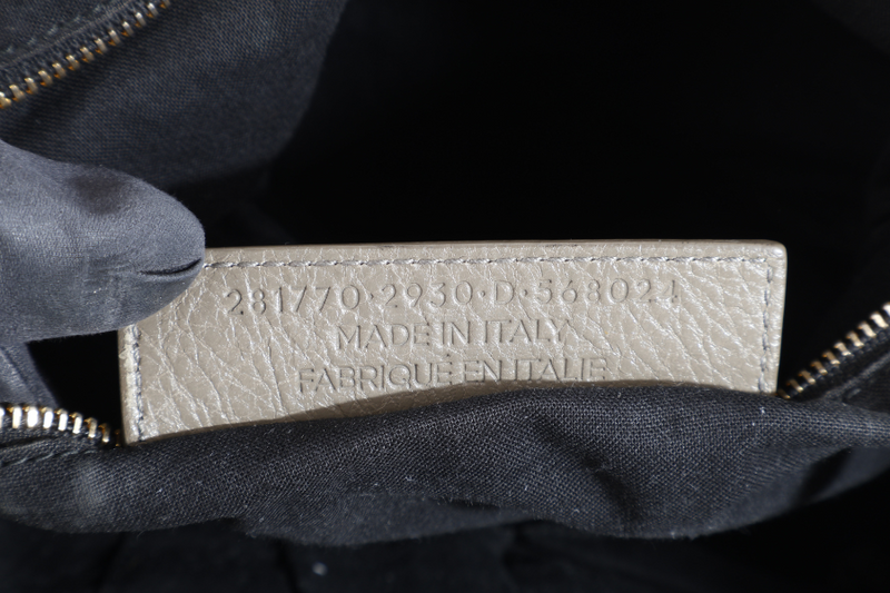 BALENCIAGA CLASSIC CITY KHAKI COLOR GOLD HARDWARE WITH DUST COVER