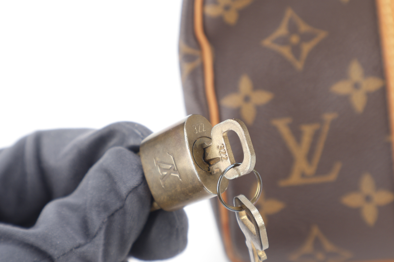 LOUIS VUITTON M41113 SPEEDY 25 BANDOULIERE MONOGRAM CANVAS WITH SLING, KEY&LOCK AND DUST COVER