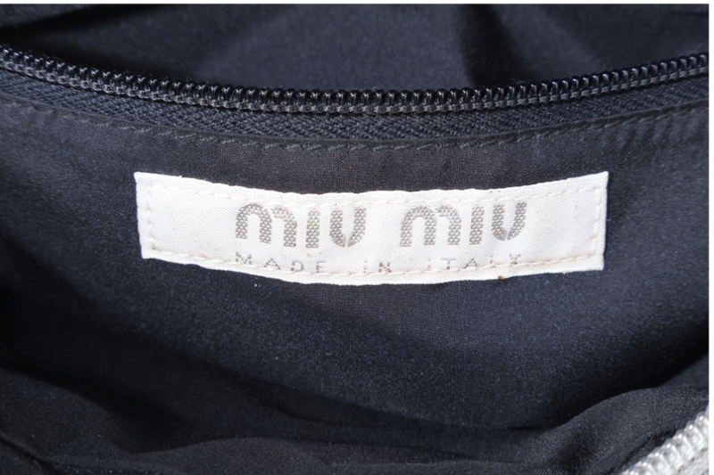 MUI MUI GREY CROSSBODY BAG NO DUST COVER