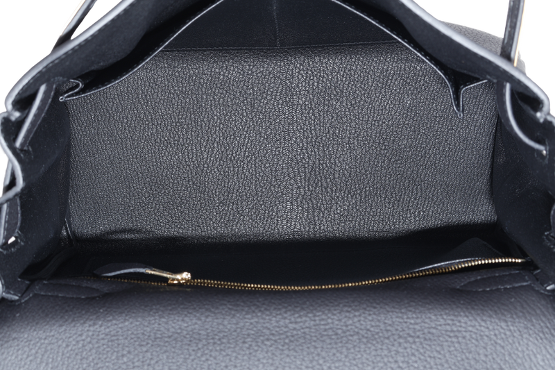 HERMES KELLY 28 BLACK TOGO BRUSHED GOLD HARDWARE STAMP K (YEAR 2025) WITH STRAPS, KEYS & LOCK, DUST COVER AND BOX