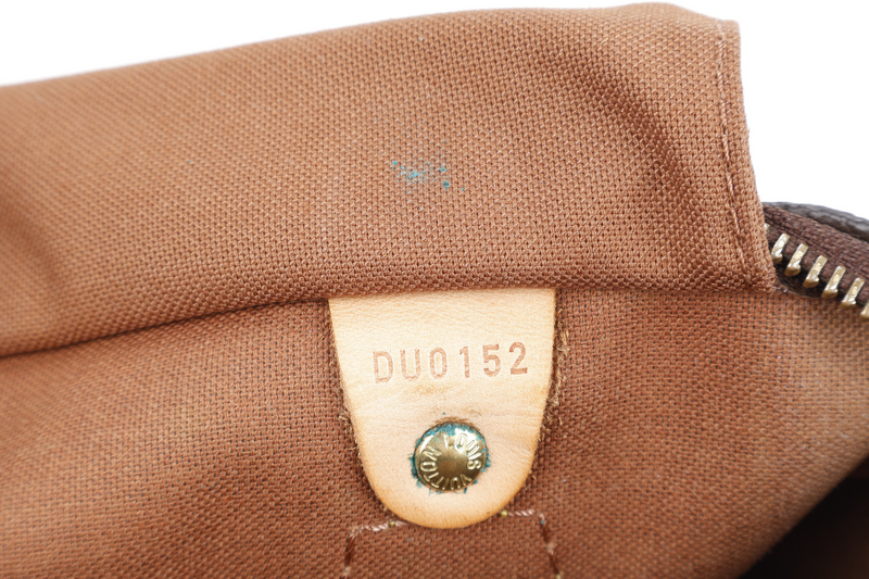 LOUIS VUITTON SPEEDY 25 MONOGRAM CANVAS GOLD HARDWARE NO DUST COVER
