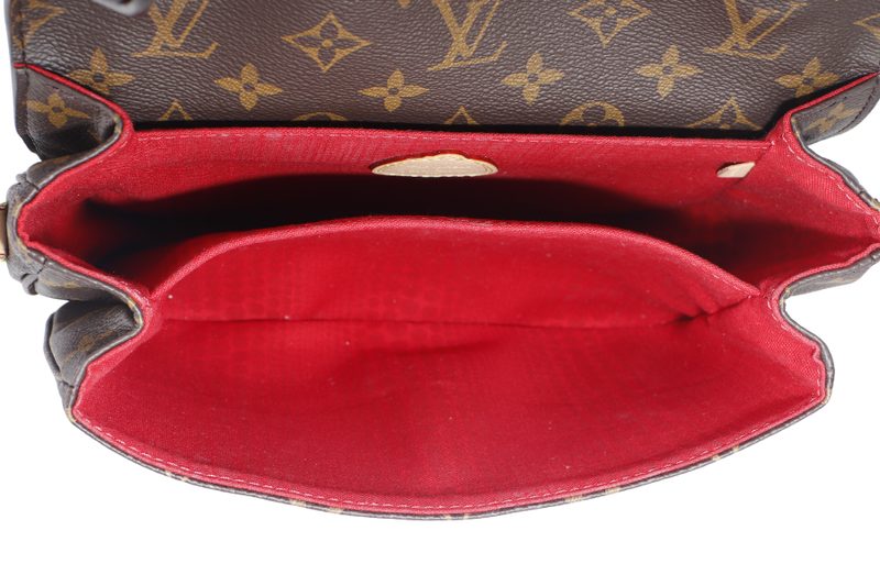 LOUIS VUITTON YAYOI KUSAMA POCHETTE METIS (M46384) MONOGRAM CANVAS WITH STRAP AND DUST COVER