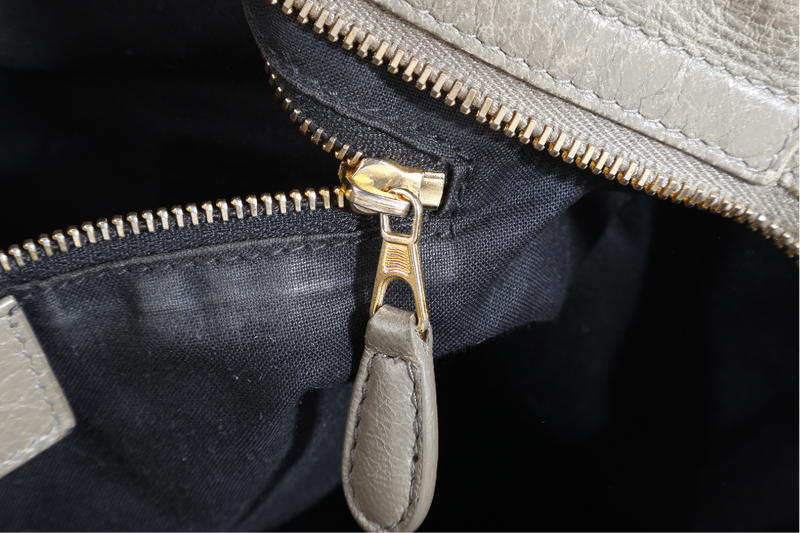BALENCIAGA CLASSIC CITY KHAKI COLOR GOLD HARDWARE WITH DUST COVER
