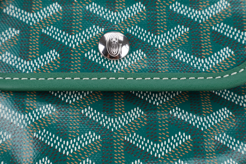 GOYARD ANJOU MINI BAG GREEN COLOR WITH DUST COVER