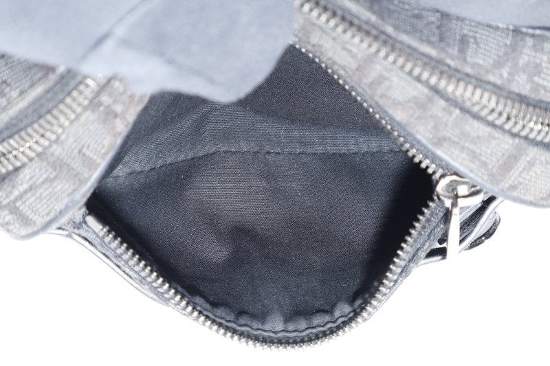 CHRISTIAN DIOR 27-BO-1213 NEW DIOR SAFARI BAG HANDBAG OBLIQUE CROSSBODY BAG RUTHENIUM HARDWARE NO DUST COVER