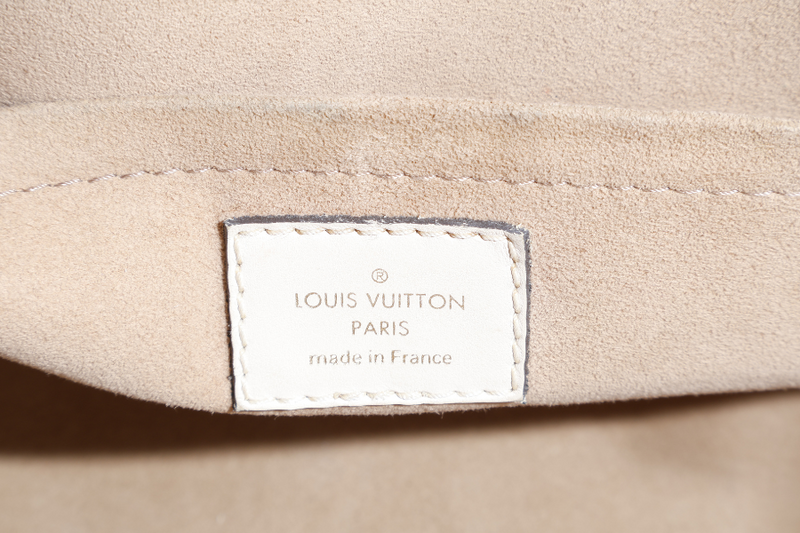 LOUIS VUITTON M20600 ON MY SIDE BEIGE CALF LEATHER GOLD HARDWARE WITH DUST COVER AND STRAPS