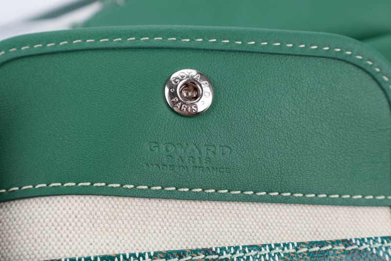 GOYARD ANJOU MINI BAG GREEN COLOR WITH DUST COVER