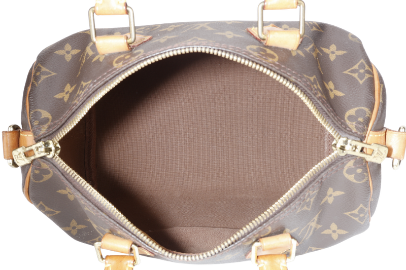 LOUIS VUITTON M41113 SPEEDY 25 BANDOULIERE MONOGRAM CANVAS WITH SLING, KEY&LOCK AND DUST COVER
