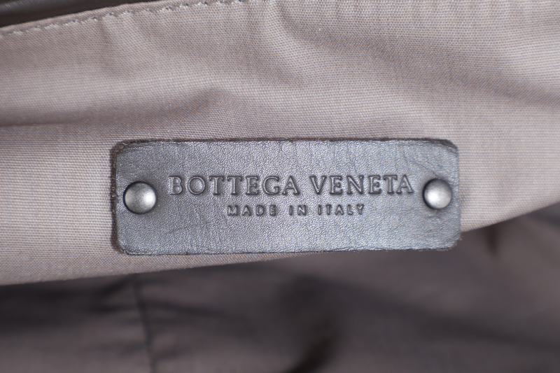 BOTTEGA VENETA WEEKEND BAG BROWN CALF LEATHER BHW WITH DUST COVER