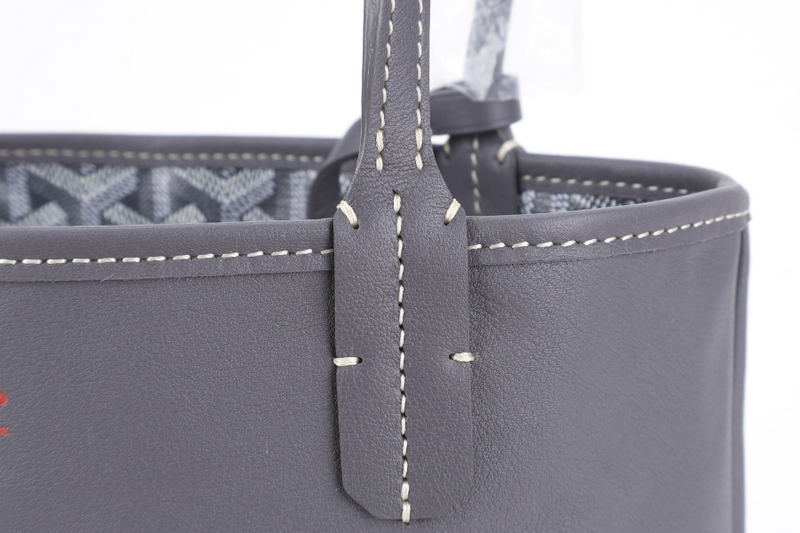 GOYARD ANJOU MINI BAG GREY COLOR WITH DUST COVER