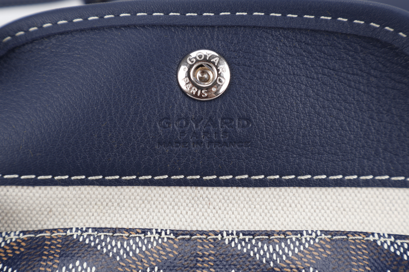 GOYARD ANJOU MINI BAG NAVY BLUE COLOR WITH DUST COVER