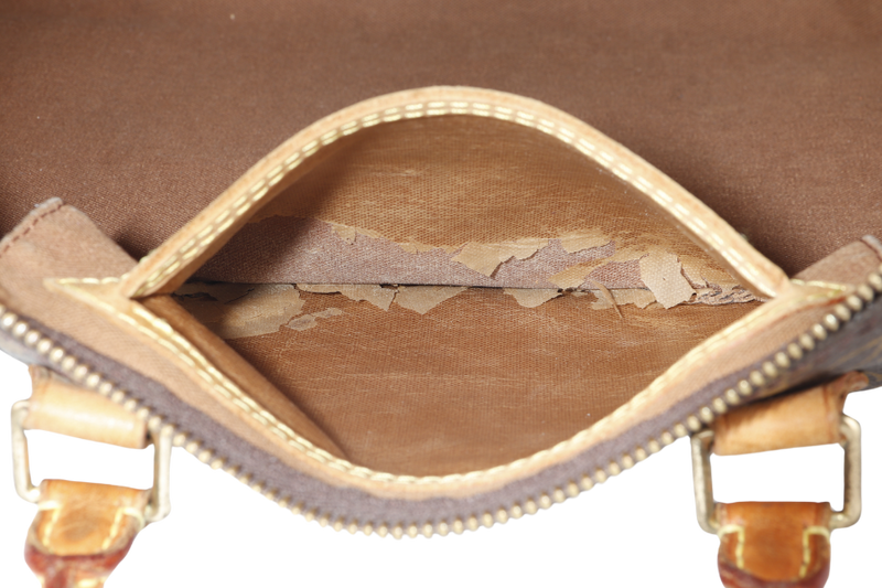 LOUIS VUITTON M41522 SPEEDY 40 MONOGRAM CANVAS GOLD HARDWARE WITH 1 KEY AND PADLOCK WITH DUST COVER