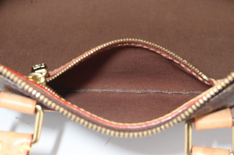 LOUIS VUITTON M46997 SPEEDY BANDOULIERE 25 MONOGRAM COATED CANVAS GOLD HARDWARE WITH PADLOCK AND KEYS NO DUST COVER