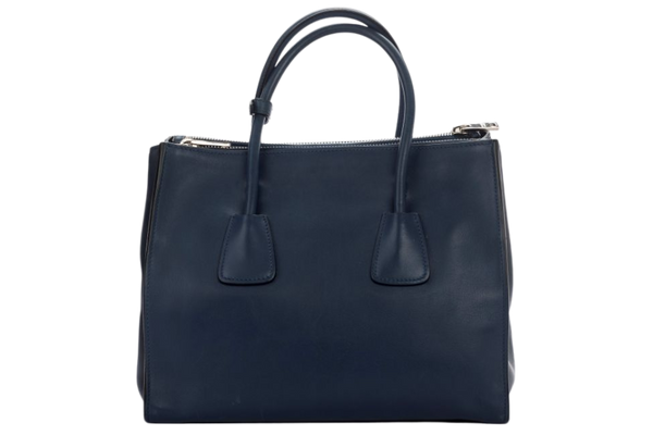 Prada 蓝色光滑小牛皮两用包