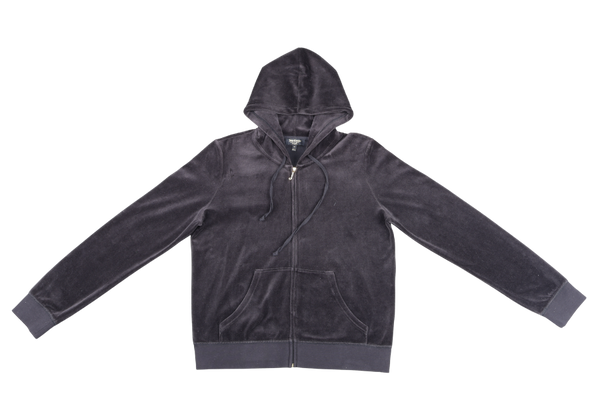 JUICY COUTURE Y2K GREY HOODIE JACKET SIZE XL