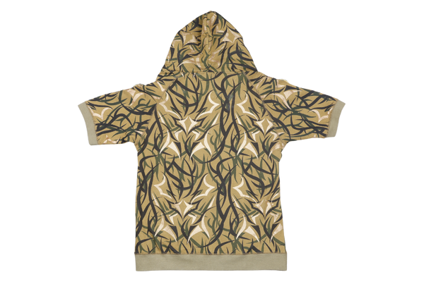 CLOT ALIENEGRA CAMO SHORT SLEEVE PARKA SIZE M
