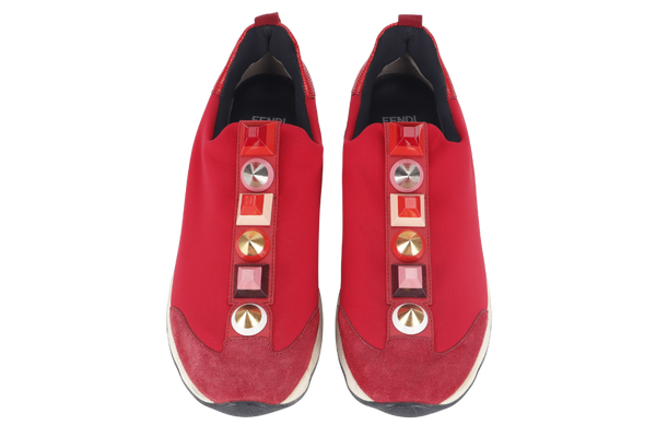 FENDI STUD RED SNEAKERS 36