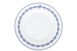 HERMES CHAIN D'ANCRE PORCELAIN PLATE WITH BOX