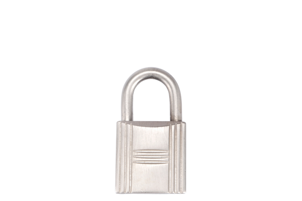 HERMES BRUSHED SILVER LOCK (Ref.120) NO KEY