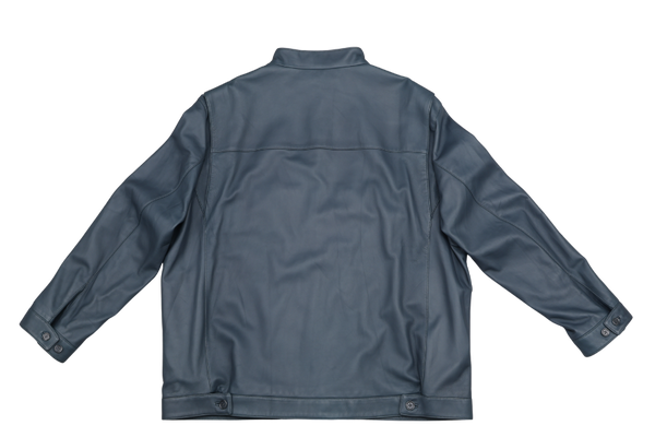 LORO PIANA LEATHER BOMBER JACKET SIZE XXL