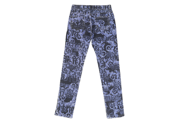 VERSACE JEANS COUTURE MOTIF BLUE LADY JEANS SIZE 28