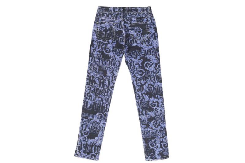 VERSACE JEANS COUTURE MOTIF BLUE LADY JEANS SIZE 28