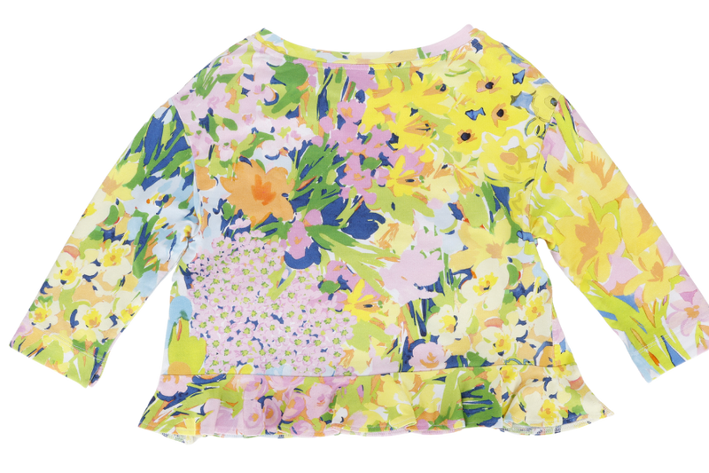 MOSCHINO FLOWER PRINTED BLOUSE