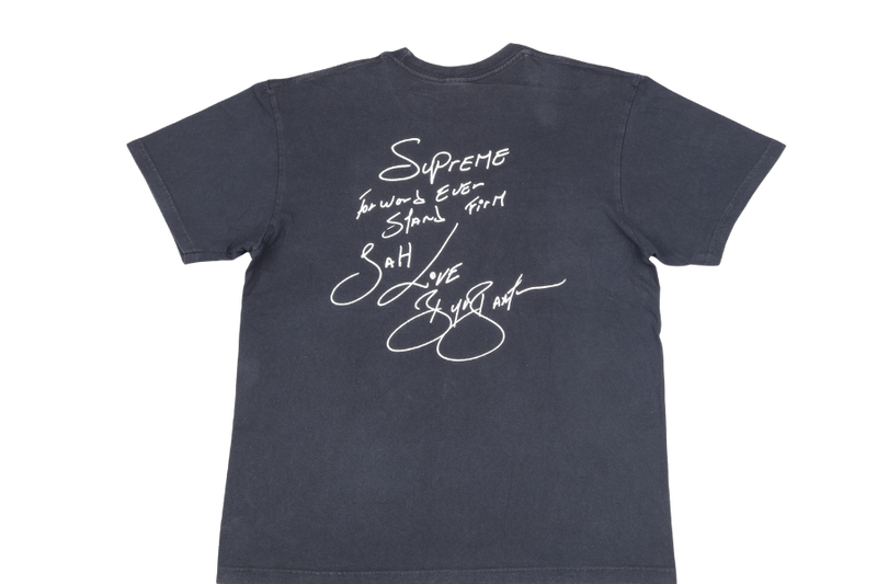 SUPREME BUJU BANTON TEE SIZE L BLACK T SHIRT