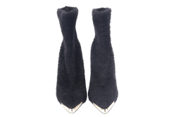 VERSACE JEANS COUTURE FUR BOOT HEELS SIZE 38