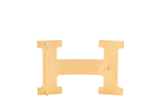 HERMES H BUCKLE GOLD WITH BOX