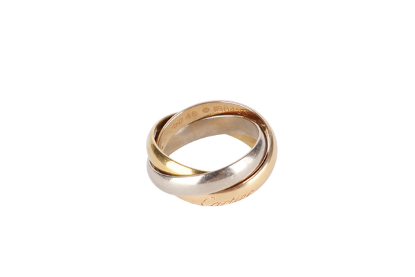 CARTIER TRINITY RING SIZE 48 WITH BOX