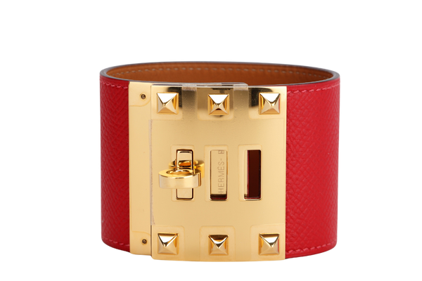 Hermes Kelly Extreme Rouge Casaque Color, Epsom Leather, Gold Hardware
