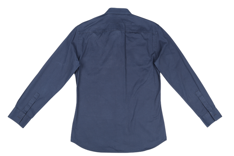 GIVENCHY BLUE LONG SLEEVE SLIM FIT SHIRT 39