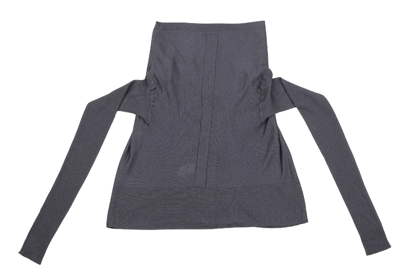RICK OWENS CYCLOPS S/S 16 SIZE XS PULLOVER TUNIC BLACK