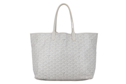 GOYARD SAINT LOUIS PM WHITE WITH DUST COVER