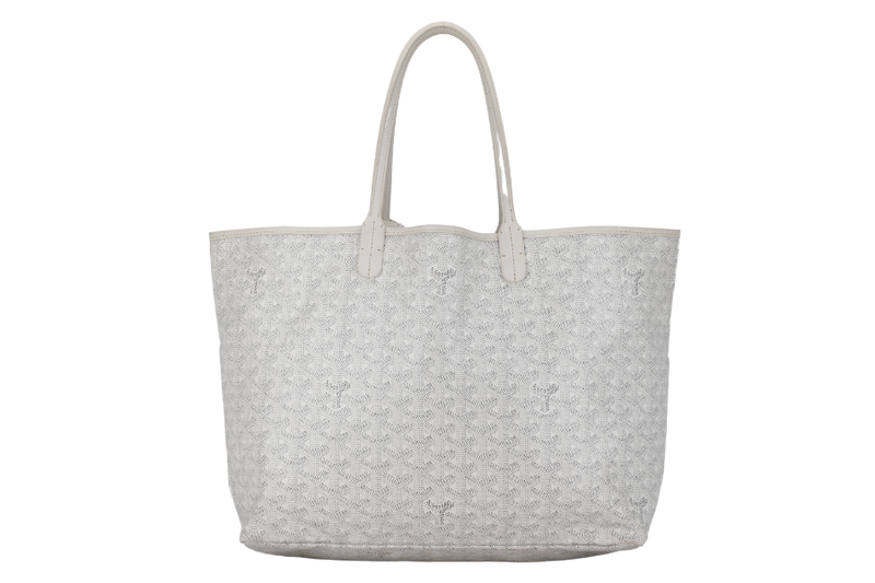 GOYARD SAINT LOUIS PM WHITE WITH DUST COVER