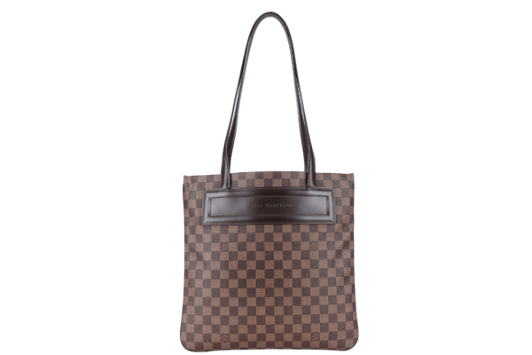 LOUIS VUITTON M51149 CLIFTON HANDBAG DAMIER EBENE GOLD HARDWARE NO DUST COVER
