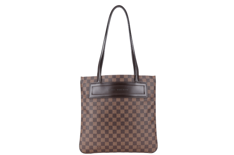 LOUIS VUITTON M51149 CLIFTON HANDBAG DAMIER EBENE GOLD HARDWARE NO DUST COVER