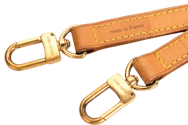 Louis Vuitton Vachetta width 15mm Shoulder Strap, Gold Hardware