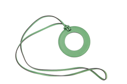 Hermes Green Color Magnifying Glass Necklace