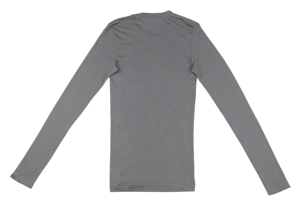 DOLCE & GABBANA GREY LONG SLEEVE T-SHIRT 46